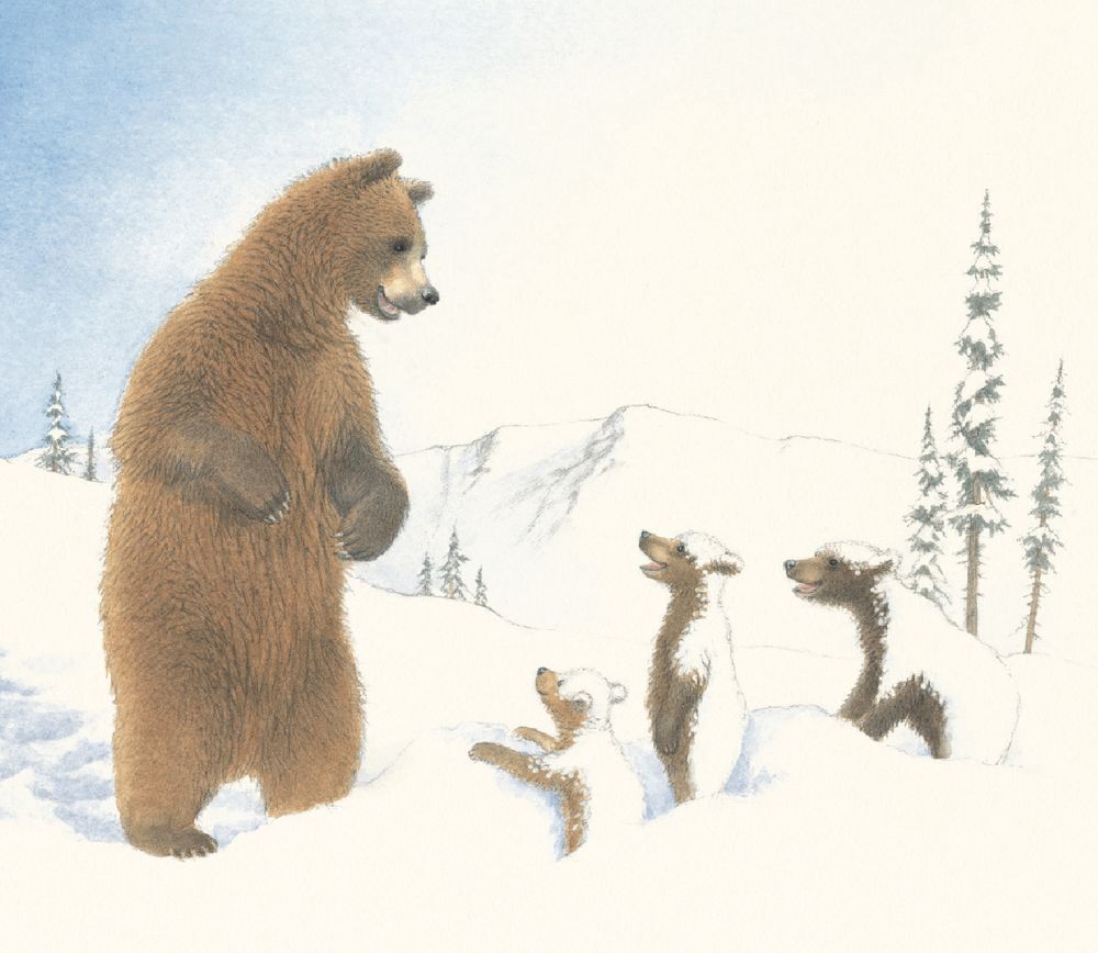 Игра медведь снежная