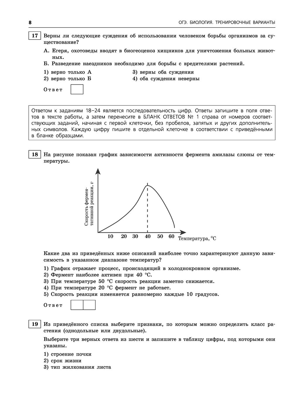 Биология. Тренировочные варианты. ОГЭ-2023 Георгий Лернер : купить в Минске  в интернет-магазине — OZ.by