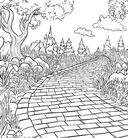 Волшебник страны Оз. Раскраска антистресс — фото, картинка — 4