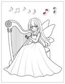 Аниме-раскраски с наклейками. Принцессы — фото, картинка — 4