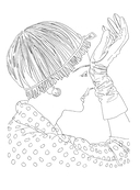 VOGUE. Альбом для раскрашивания (золотой) — фото, картинка — 11