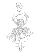 VOGUE. Альбом для раскрашивания (золотой) — фото, картинка — 5