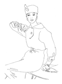 VOGUE. Альбом для раскрашивания (золотой) — фото, картинка — 9