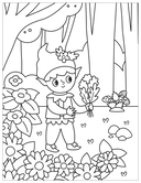 Милые раскраски. Феи — фото, картинка — 4