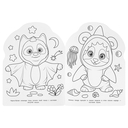 Милые зверята. Раскраска — фото, картинка — 3