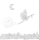 Таинственные планеты. Авторская раскраска от известной японской художницы — фото, картинка — 3