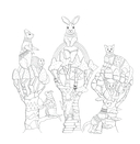 Таинственные планеты. Авторская раскраска от известной японской художницы — фото, картинка — 10