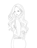 Истинная красота. Раскраска по вебтуну — фото, картинка — 7