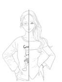 Истинная красота. Раскраска по вебтуну — фото, картинка — 9