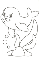 Раскраска. Кто живет в океане? — фото, картинка — 3