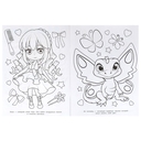 Анимешки и питомцы. Раскраска — фото, картинка — 2