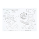 Багряный лес. По мотивам Майнкрафт. Раскраска — фото, картинка — 3