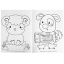 Забавные животные. Раскраска — фото, картинка — 3