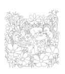 Осенним днём в Корее. Раскраски-антистресс, которые подарят тёплые чувства — фото, картинка — 4