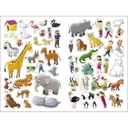 Зоопарк. Многоразовые наклейки для малышей — фото, картинка — 4
