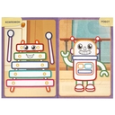 Игрушки. Первая раскраска с цветным контуром — фото, картинка — 3