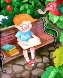 Бенжамин, книжный червячок — фото, картинка — 8