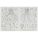 Нэко-тян и котики. Раскраска для девочек — фото, картинка — 2