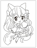 Раскраски аниме. Очаровашки — фото, картинка — 3