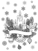 Новый год с Асей Лавринович. Раскраска-антистресс — фото, картинка — 4