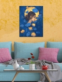 Картина по номерам с золотыми красками 