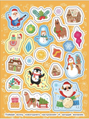 Зимние наклейки. Яркий Новый Год! — фото, картинка — 4