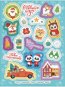 Зимние наклейки. Яркий Новый Год! — фото, картинка — 5