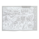 В городе. Раскраска Виммельбух — фото, картинка — 1