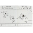 Три кота. Найди и покажи. Раскраска с развивающими заданиями — фото, картинка — 3