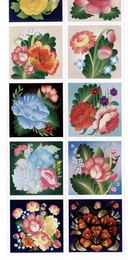 Раскраска с наклейками. Росписи. Жостовская роспись — фото, картинка — 3