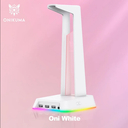 Подставка для наушников Onikuma ST-02 Oni White — фото, картинка — 1