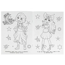 Космические девочки. Блестящая раскраска — фото, картинка — 1