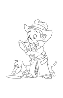 Детектив Мур-Мур. Раскраска на поиск предметов — фото, картинка — 7