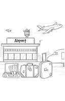 Грандиозный отпуск. Раскраска на поиск предметов — фото, картинка — 9