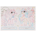 Крошки-единорожки. Раскраска с цветным контуром — фото, картинка — 1