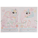 Крошки-единорожки. Раскраска с цветным контуром — фото, картинка — 3