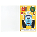 На ферме. Синий трактор. Вырезалки. 35 элементов — фото, картинка — 1