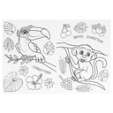 Тигрёнок и его друзья. Раскраска — фото, картинка — 2