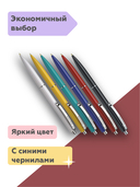 Ручка шариковая синяя автоматическая 