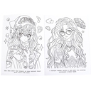 Стильное аниме. Раскраска — фото, картинка — 4