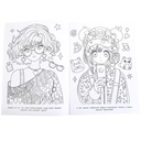 Стильное аниме. Раскраска — фото, картинка — 5