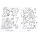 Стильное аниме. Раскраска — фото, картинка — 6