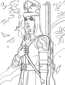 Между двух миров. Раскраска по мотивам культового мультсериала Аркейн — фото, картинка — 1