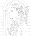 Феи и эльфы. Чарующие и загадочные. Раскраска-фэнтези — фото, картинка — 6