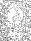 CASTLE CORE. Раскраска для тех, кого не нужно спасать — фото, картинка — 2