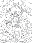 CASTLE CORE. Раскраска для тех, кого не нужно спасать — фото, картинка — 4