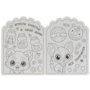 Добрые малыши. Раскраска Kawaii — фото, картинка — 1