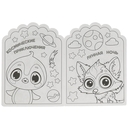 Добрые малыши. Раскраска Kawaii — фото, картинка — 2