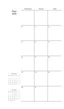 Мини ежедневник датированный 