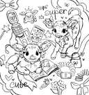 Лесные друзья. Самая пушистая раскраска от Магонии — фото, картинка — 1